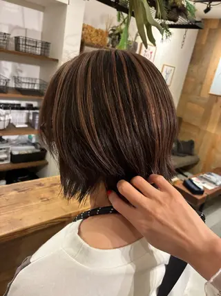 カラー 清水 美香のヘアスタイル