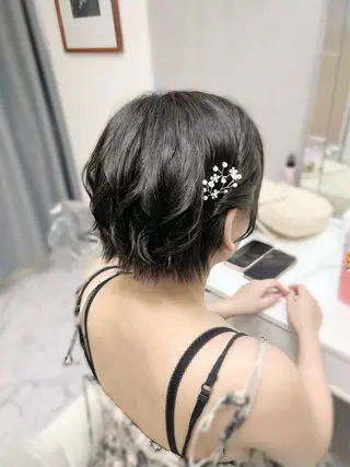 ショート 💎名古屋ヘアセット 早朝OK/ヘアメイクのその他イメージ