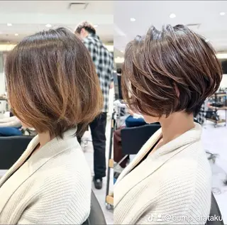 ショート 大人ショート特化/ カットモデル/表参道のヘアスタイル
