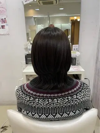 ミディアム [髪質改善カラー] 佐藤唯花🦋のヘアスタイル