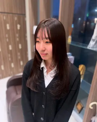 ロング 🕯コバ/レイヤー/ 美髪縮毛🕯のヘアスタイル