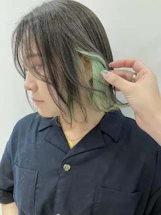 ミディアム カラー .. meiのヘアスタイル