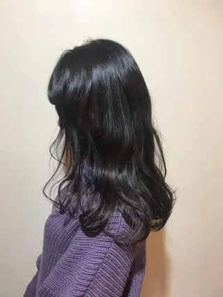 セミロング カラー コマツリサ ROCCO eastのヘアスタイル