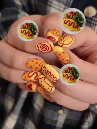 ネイル 3dパーツ/流行り 👧shushu❤️のネイルデザイン