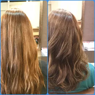 セミロング カラー パーマ Gina所属・サトウ Dのヘアスタイル