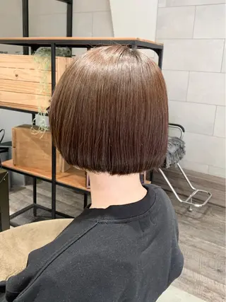 ショート ヘアアレンジ 似合わせレイヤー/ 美髪縮毛矯正/ミナエのヘアスタイル