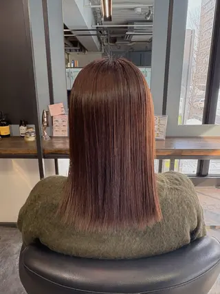 ミディアム 暖色カラー/髪質改善 🐮ユイカのヘアスタイル