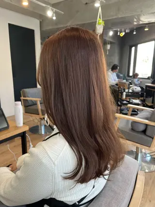 ロング 清水 真樹のヘアスタイル