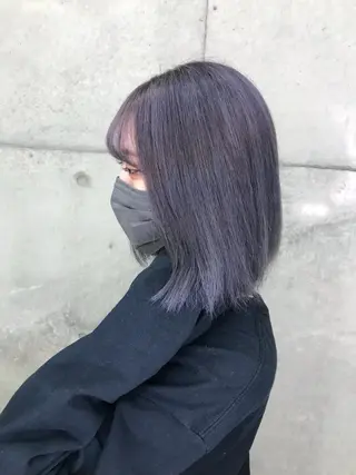 ショート カラー 岡留 愛美のヘアスタイル