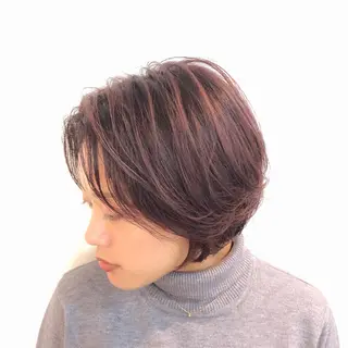 ショート カラー [店長]加地 峻のヘアスタイル