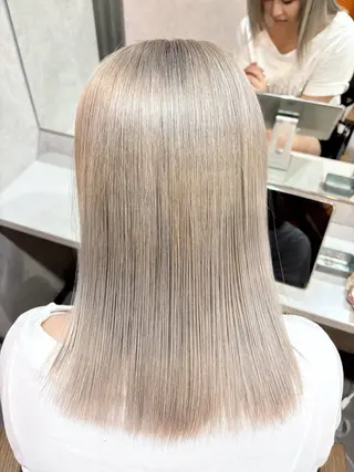 ロング カラー 京都駅/透明感カラー /髪質改善/岩崎拓郎のヘアスタイル