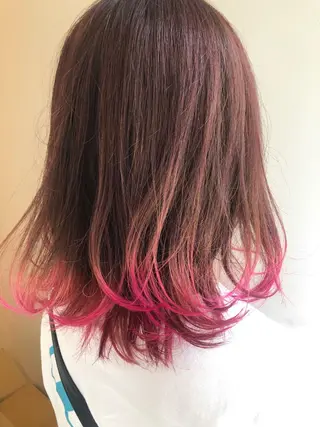 セミロング 盛れるレイヤーカット 得意🌹井上美沙のヘアスタイル