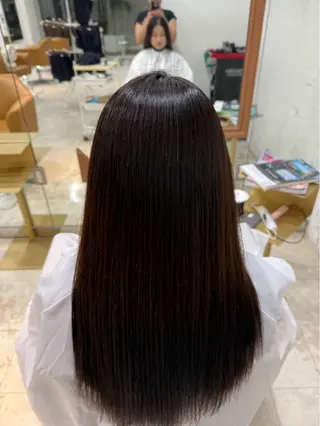 セミロング 青山 綾乃のヘアスタイル