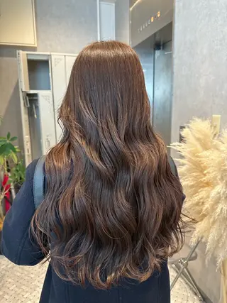 ロング カラー ヘアアレンジ REONA🪽✨薬院 レイヤーカット🫧のヘアスタイル