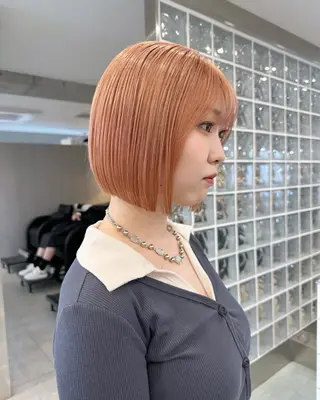 ショート カラー 盛れるカット🤍 🎀モモ🎀のヘアスタイル