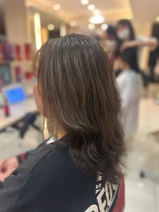 セミロング カラー 【モデル様募集中】 ダブルカラー✨/杏菜のヘアスタイル