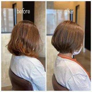 ショート カラー 宮城 将大のヘアスタイル