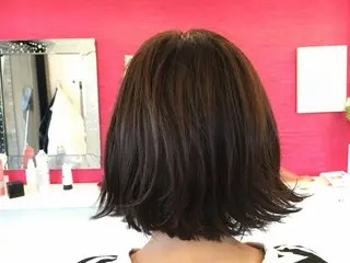 ミディアム 田村 竜一のヘアスタイル
