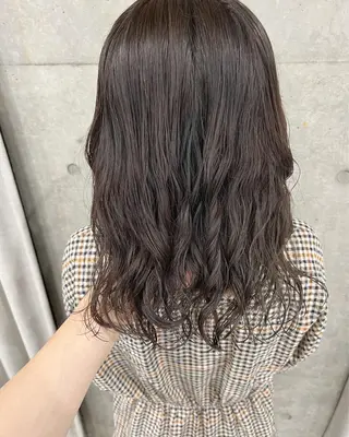 ミディアム パーマ ボブパーマコテ巻き風 パーマNo1深江秀平のヘアスタイル