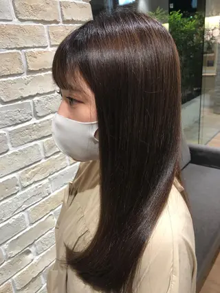 ロング ⬛️⬜️髪質改善⬛️ ⬜️藤川慎太郎のヘアスタイル