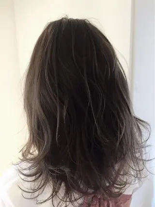 セミロング カラー ヘアアレンジ ✨ハイクオリティ✨ 山本香也のヘアスタイル