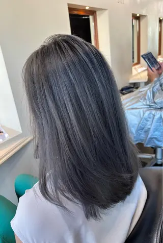 ロング カラー 田呂丸 誠貴のヘアスタイル