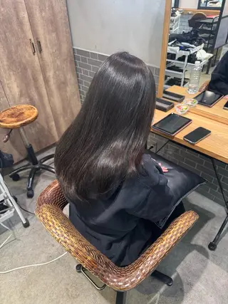 ロング カラー 暖色カラー🤎Red Neo meiのヘアスタイル