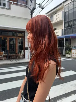 ロング Riko/ カットモデル募集❤︎のヘアスタイル
