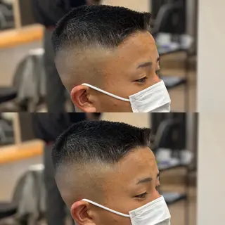 ショート カラー パーマ メンズ 泰成/メンズ特化/ フェード/ツイスパのヘアスタイル