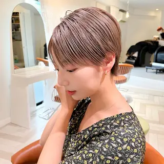 ショート カラー Memories 銀座のヘアスタイル