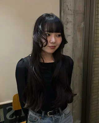 ロング カットモデル募集 suzUkaのヘアスタイル