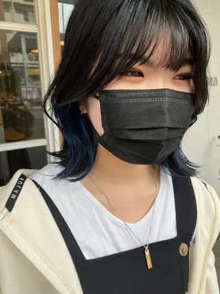 ミディアム カラー ◎モチマル チアキ◎のヘアスタイル