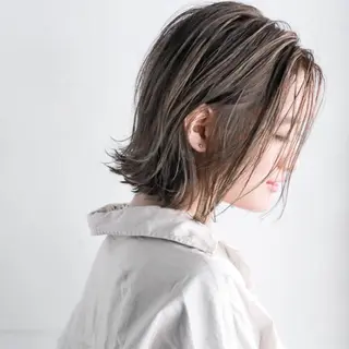 ショート カラー レイヤー暖色カラー 池袋Yamamotoのヘアスタイル