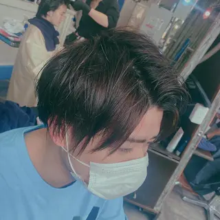 ショート メンズ くせ毛多毛特化 高橋　淳のヘアスタイル