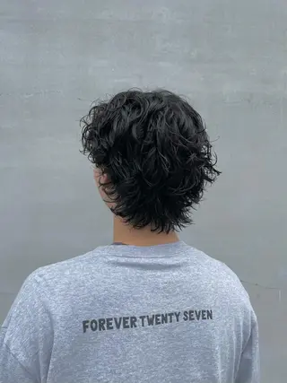 パーマ メンズ 山本  弦生のヘアスタイル