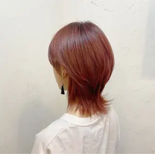 ミディアム カラー 高柳 麻美のヘアスタイル