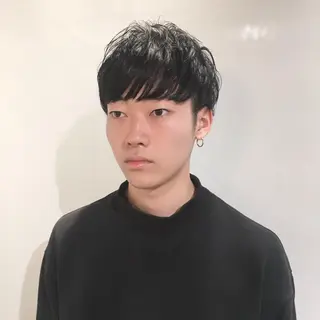 ミディアム カラー ヘアアレンジ メンズ 柔らか垢抜けｶﾗｰと ｶｯﾄ🫧ASUKAのヘアスタイル