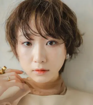 ショート カラー パーマ ヘアアレンジ メンズ キッズ マツエク・マツパ ウルフレイヤーカット /チヒロのヘアスタイル