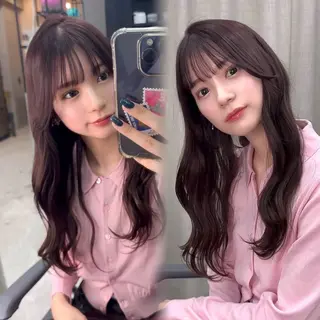 セミロング 韓国/ワンホンヘア 髪質改善/MaCoのヘアスタイル