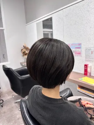 ミディアム ボブ/透明感カラー/ 髪質改善/🌙/ルナのヘアスタイル