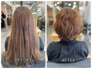 ショート パーマ 西村 ようこのヘアスタイル