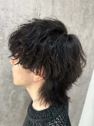 メンズ 髪質改善×白髪ぼかし 美容師✂️武澤龍賀のヘアスタイル