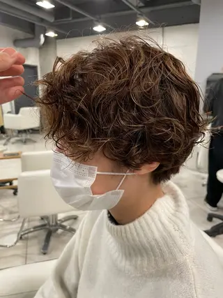 ショート パーマ 🌈前田 潤 /ショート/レイヤーのヘアスタイル