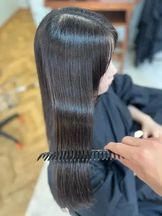 ミディアム 【清瀬】パサツキ 広がり改善川合剛史のヘアスタイル