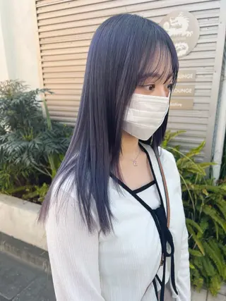 セミロング 透明感カラー🌿ボブ ✨飛田　ケイのヘアスタイル