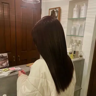 ロング 高原 優のヘアスタイル