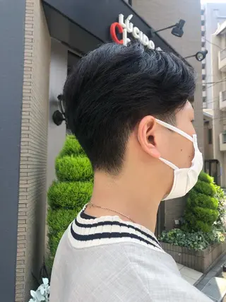 ショート メンズパーマ、カラー 大募集村上莉奈のヘアスタイル