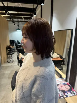 ミディアム 艶カラー 🩵NATSUKIのヘアスタイル