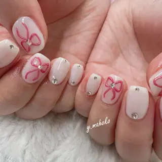 ネイル パラジェル有/ 長さだし/mahoのネイルデザイン