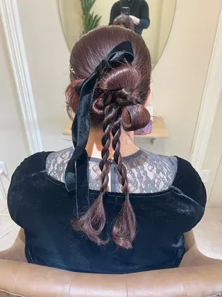 ロング ヘアケアソムリエ MIKUのヘアスタイル